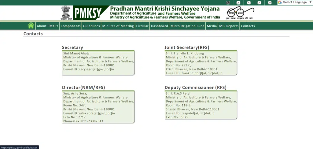 PM Krishi Sichai Yojana 2024
