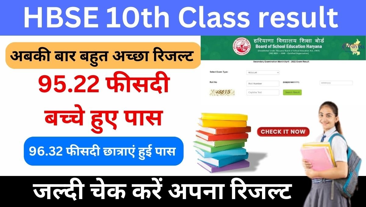 HBSE result Class 10th