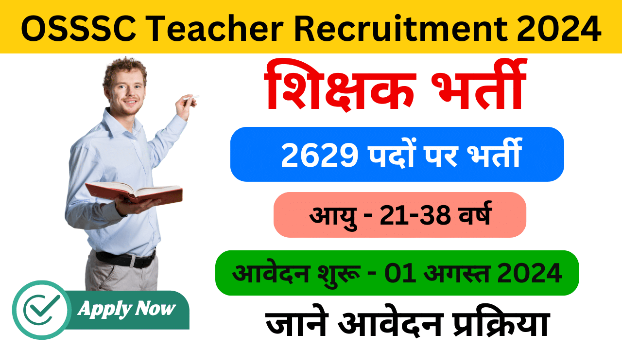 OSSSC Teacher Recruitment 2024 - Haryanagovt.com