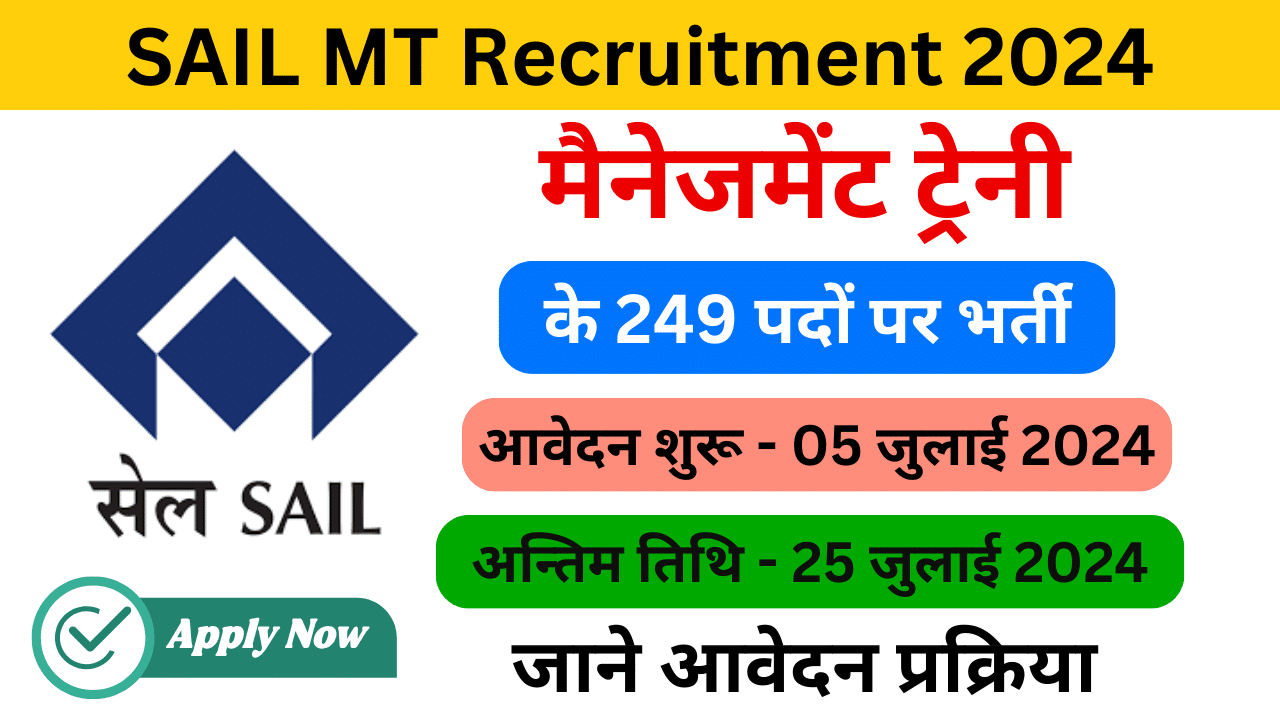 SAIL MT Recruitment 2024 - Haryanagovt.com