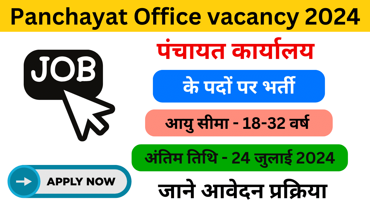 Panchayat Office vacancy 2024 - Haryanagovt.com