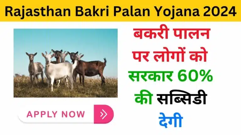 Rajasthan Bakri Palan Yojana 2024 - Haryanagovt.com