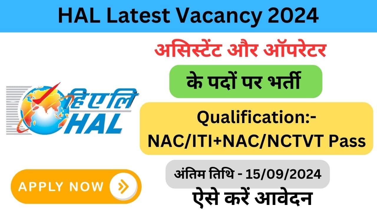 HAL Vacancy In Lucknow 2024