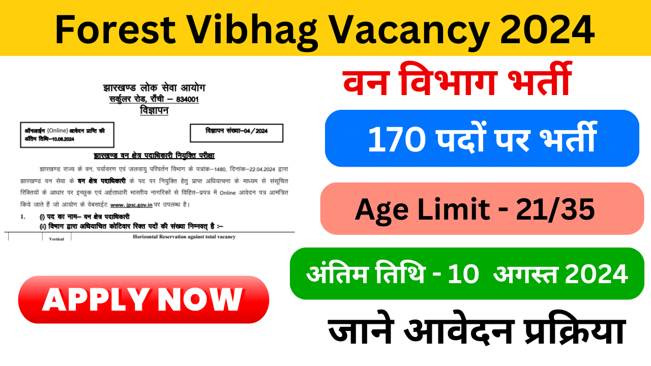 Forest Vibhag Vacancy 2024