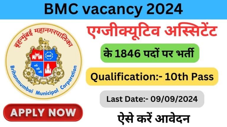 BMC vacancy 2024 haryanagovt.com